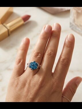 London Blue Topaz 925 Sterling Silver Ring